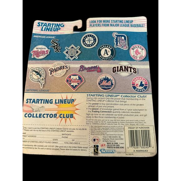 Starting Lineup Henry Rodriguez Montreal Expos MLB 1997 Vintage - Picture 4 of 4